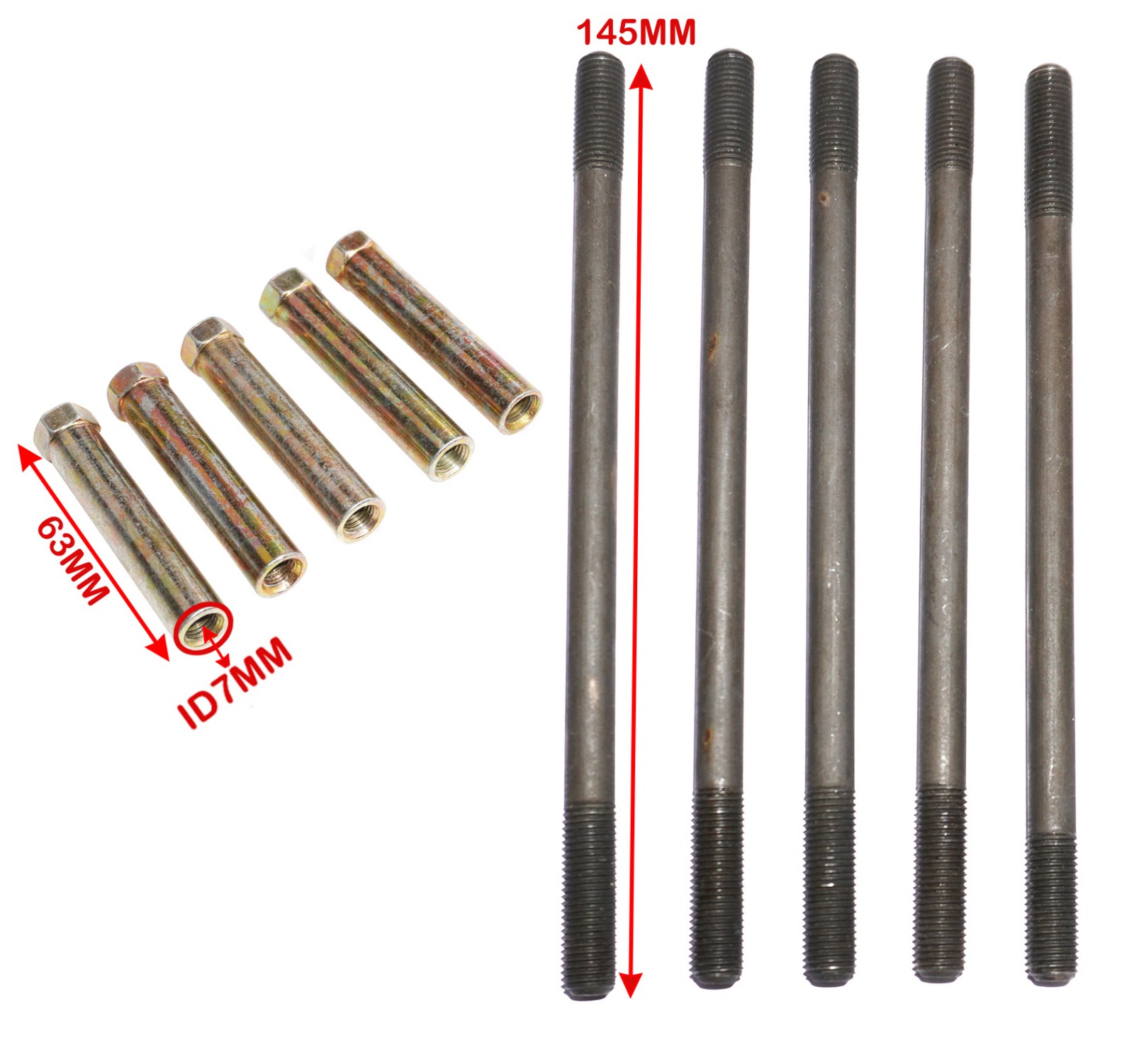 Head And Cylinder Studs Kit For Royal Enfield Standard Early Models