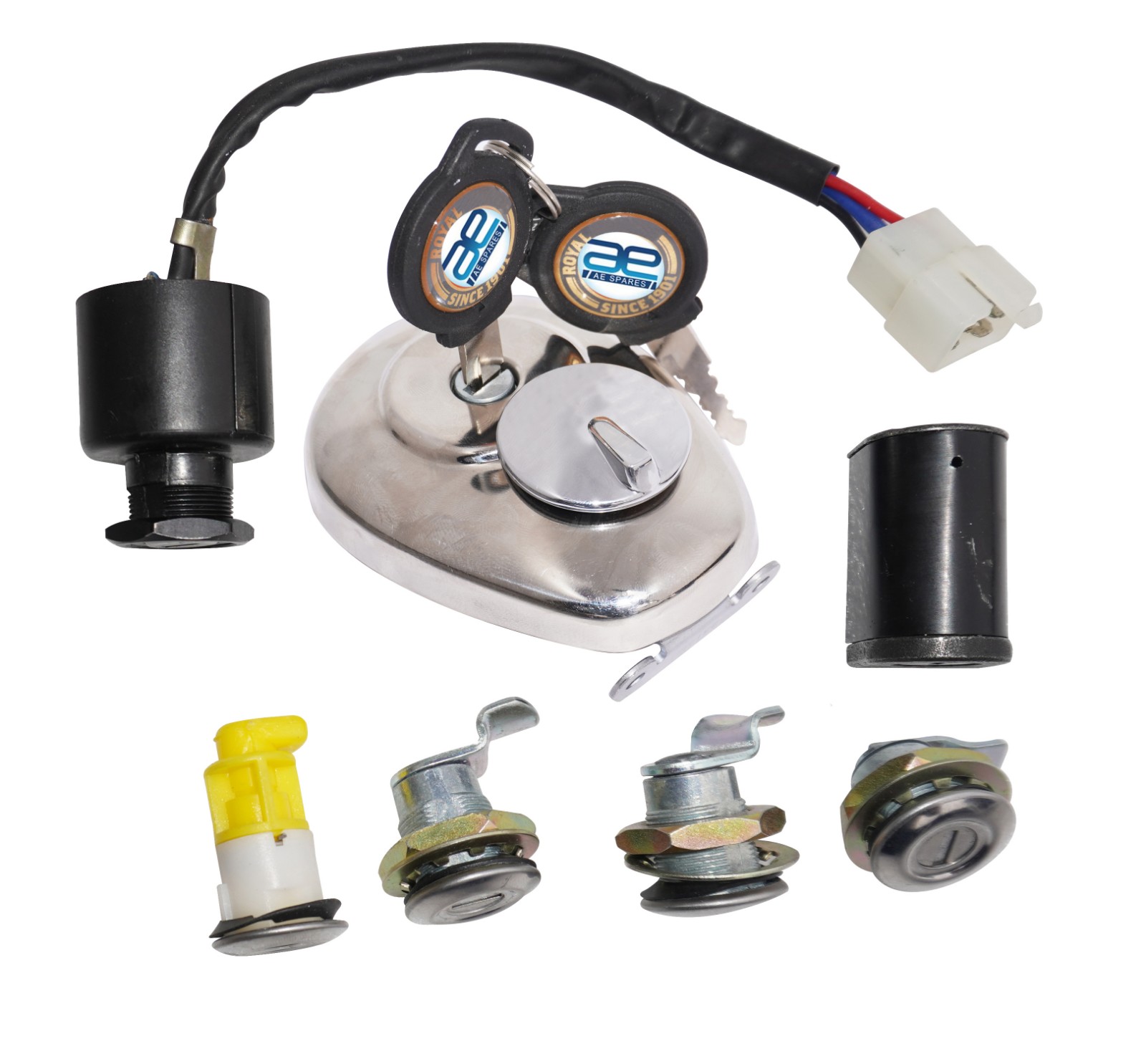 Complete Lock Set Fits For Royal Enfield Classic C5 500cc UCE Model