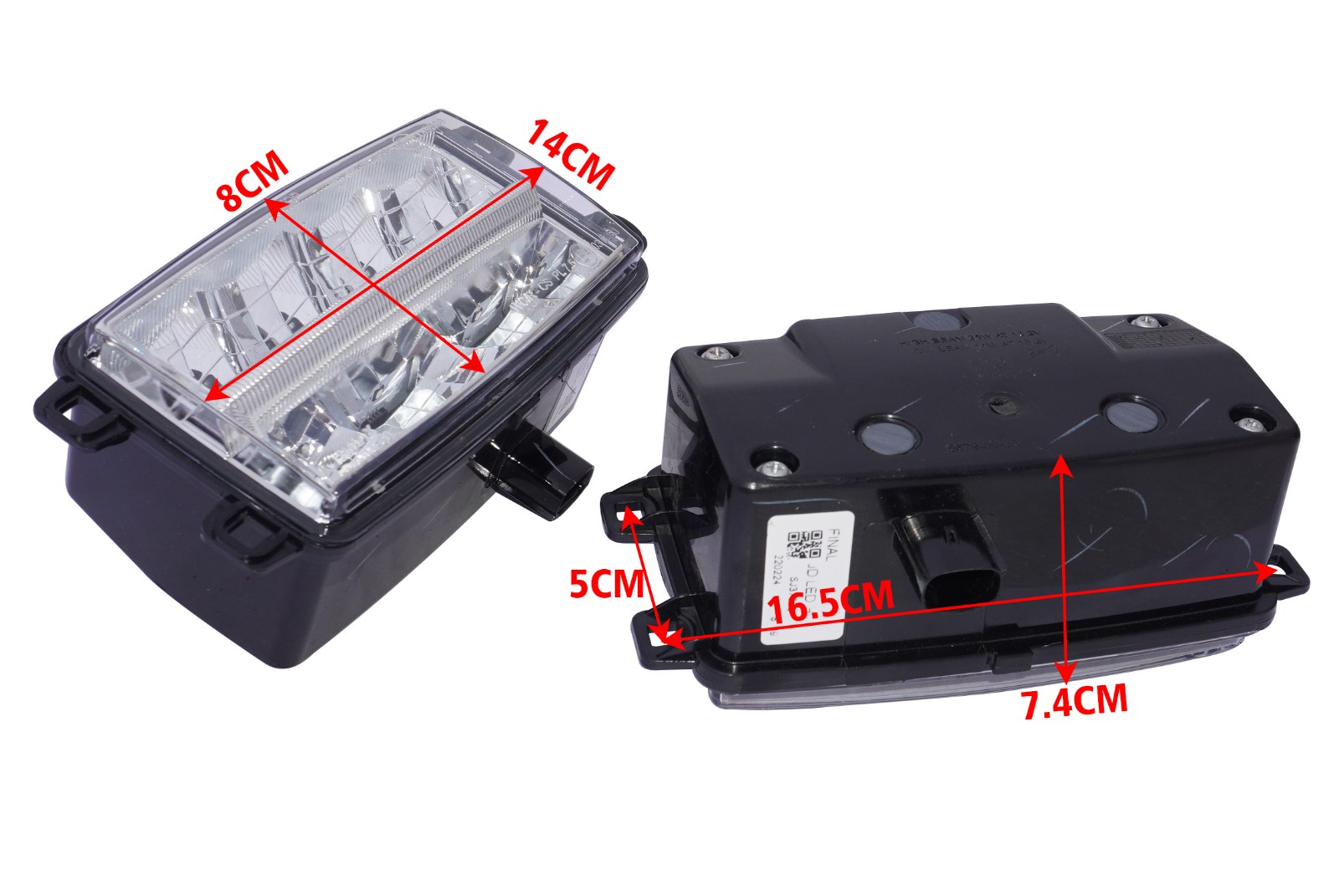 Genuine Compact LED Headlight Set For John Deere SJ37658 2025R 5045E 5055E 5405