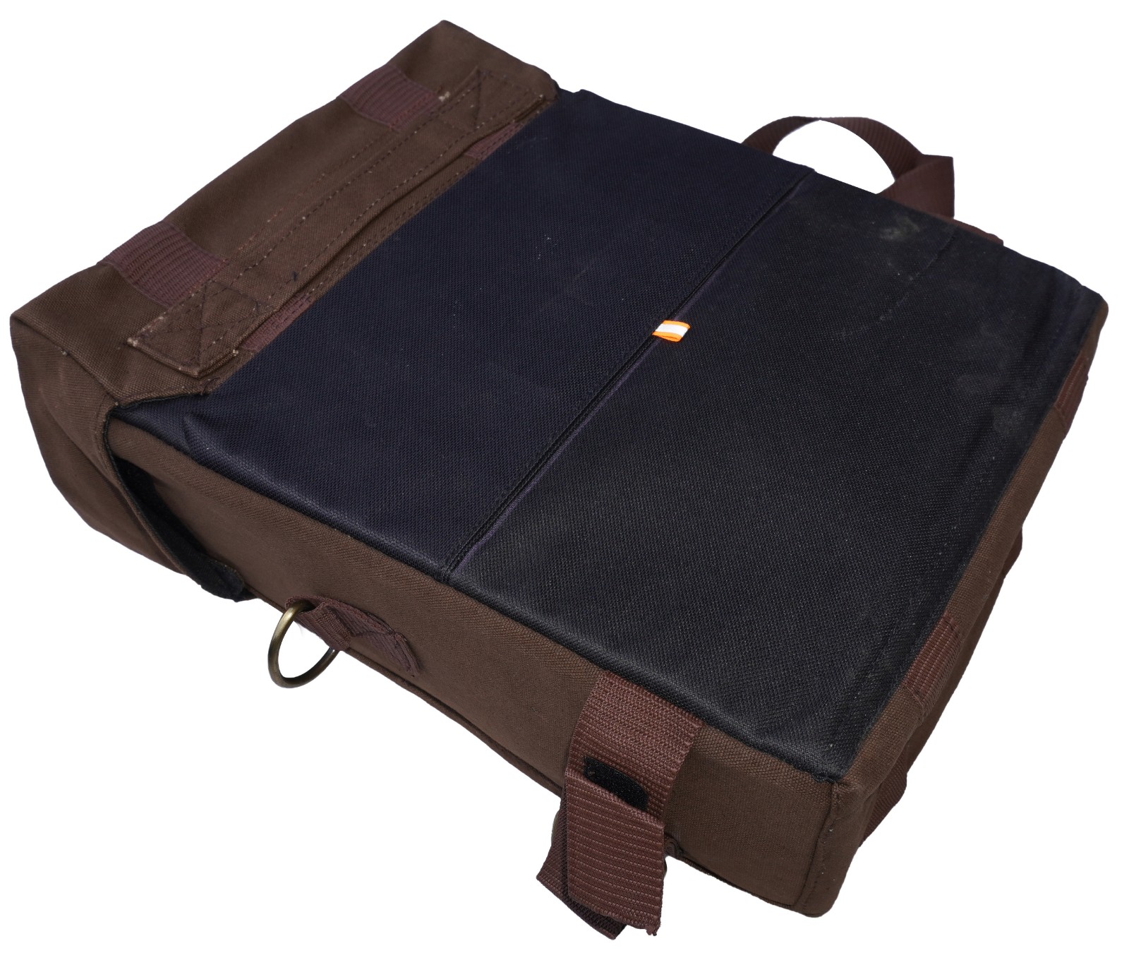 Military Pannier Canvas Bag Brown Fits For Royal Enfield Classic 350 500