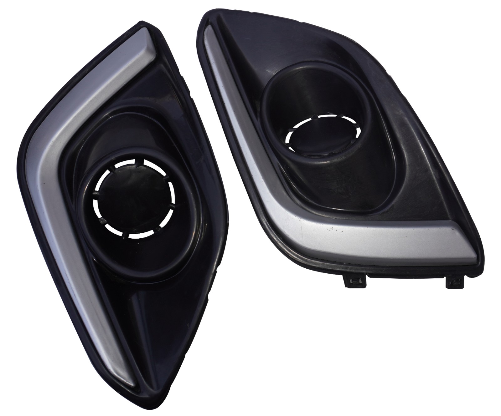 Fog Lamp Bezel Set Front Bumper Grille RH & LH For Suzuki Swift 2014-2017