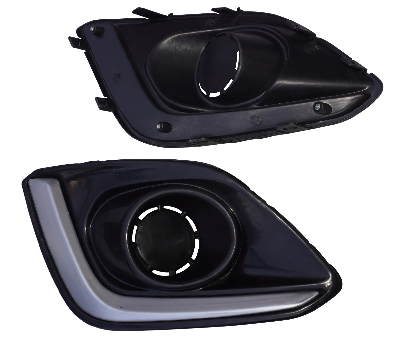 Fog Lamp Bezel Set Front Bumper Grille RH & LH For Suzuki Swift 2014-2017