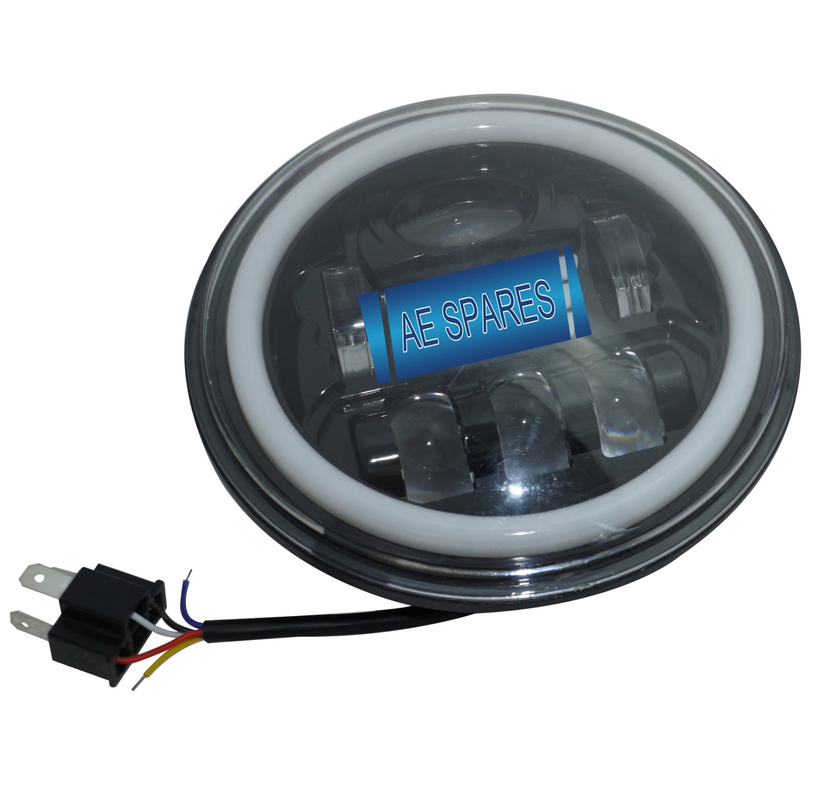 7'' LED Headlight For Royal Enfield Interceptor Continental GT 650 Meteor 350