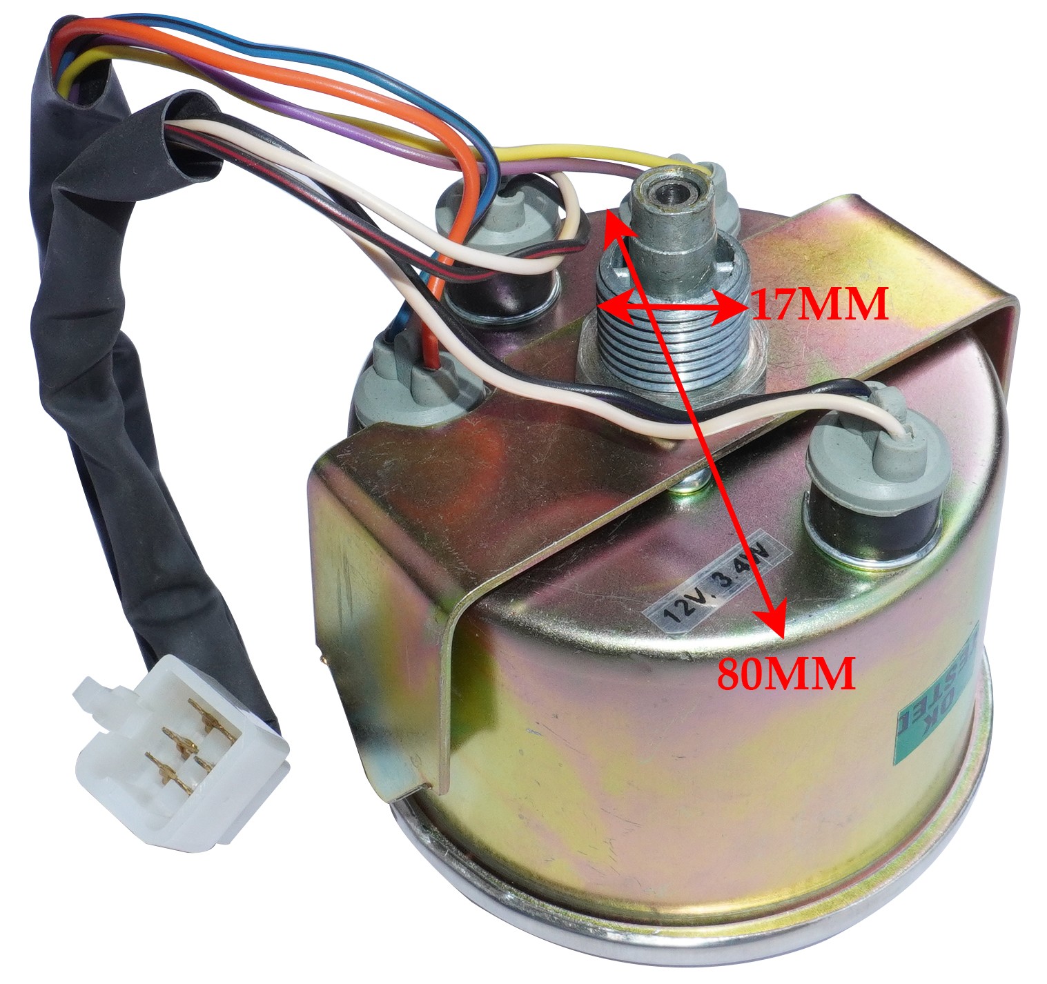 SPEEDOMETER 160 Kmph / 100 Mph KILOMETER BLACK DIAL FACE FOR ROYAL ENFIELD