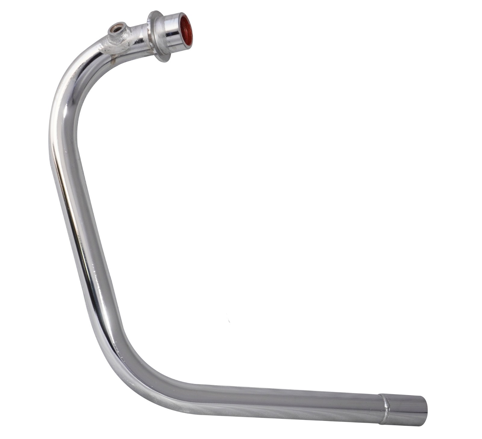 Short Bend Pipe Better Sound Chrome For Royal Enfield Classic Reborn Meteor 350
