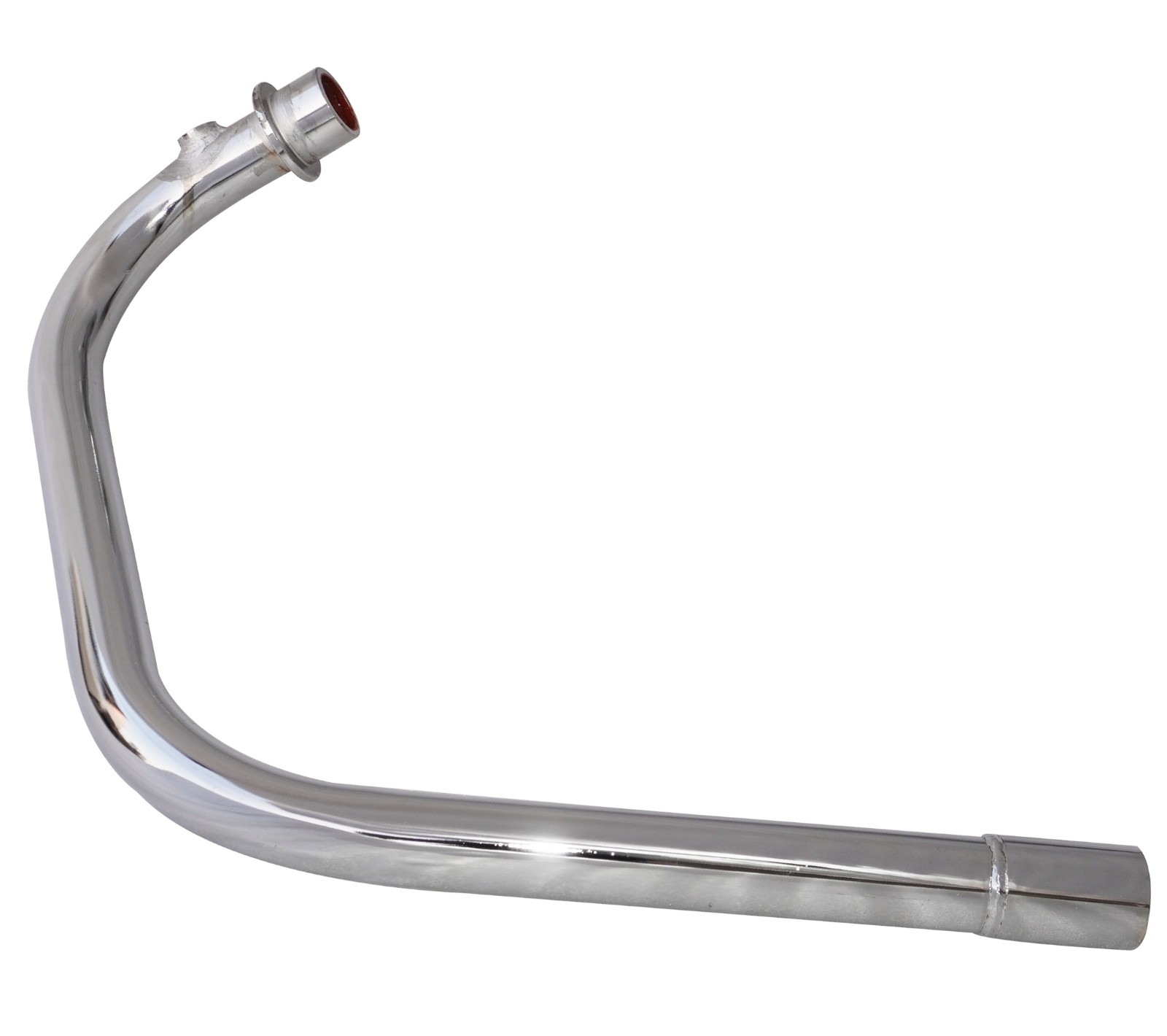 Short Bend Pipe Better Sound Chrome For Royal Enfield Classic Reborn Meteor 350