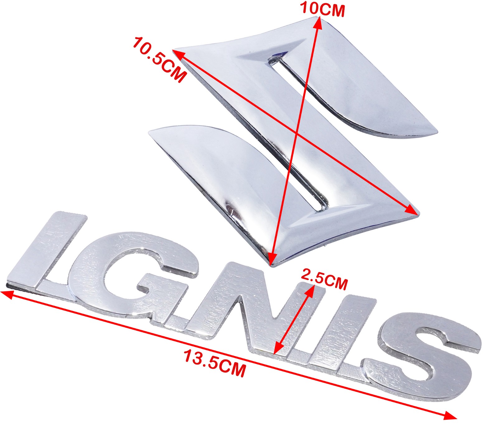 Adhesive Emblem Kit Chrome For Suzuki Ignis 1.2L 1.3L 2016-Now 77861M80G40-0PG