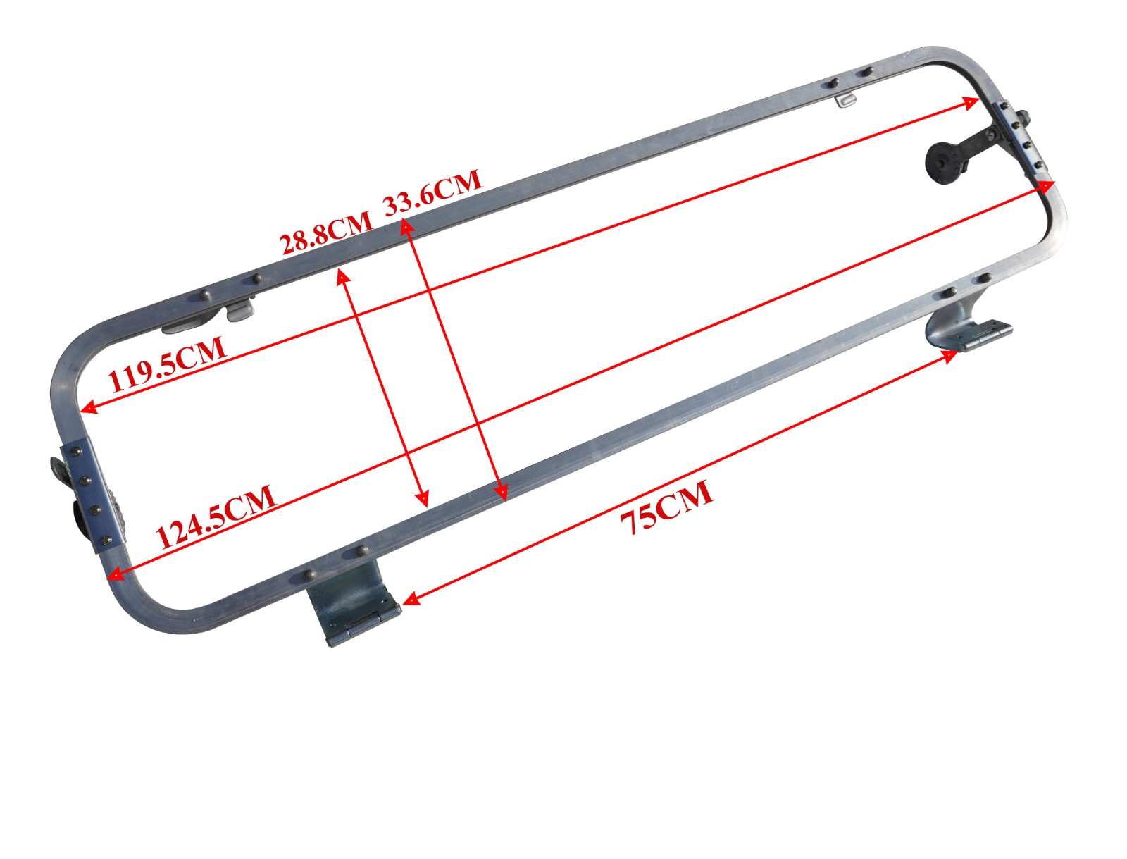 Ventilating Windshield Kit For Jeeps Willys Fits CJ3B Openable