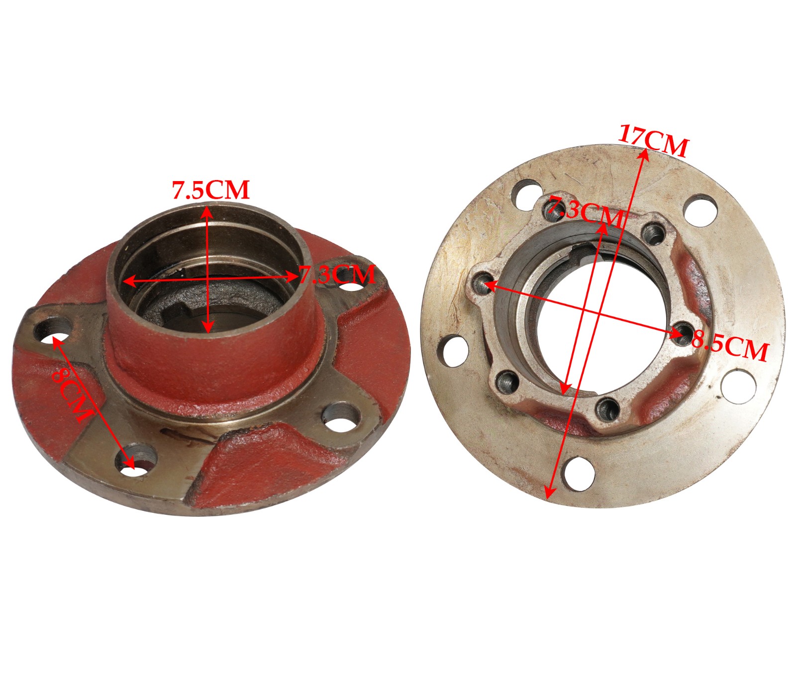 Front Axle Wheel Hub Set For Jeeps Willys MB GPW CJ2A M38 CJ3A M38A1 - Dana 27