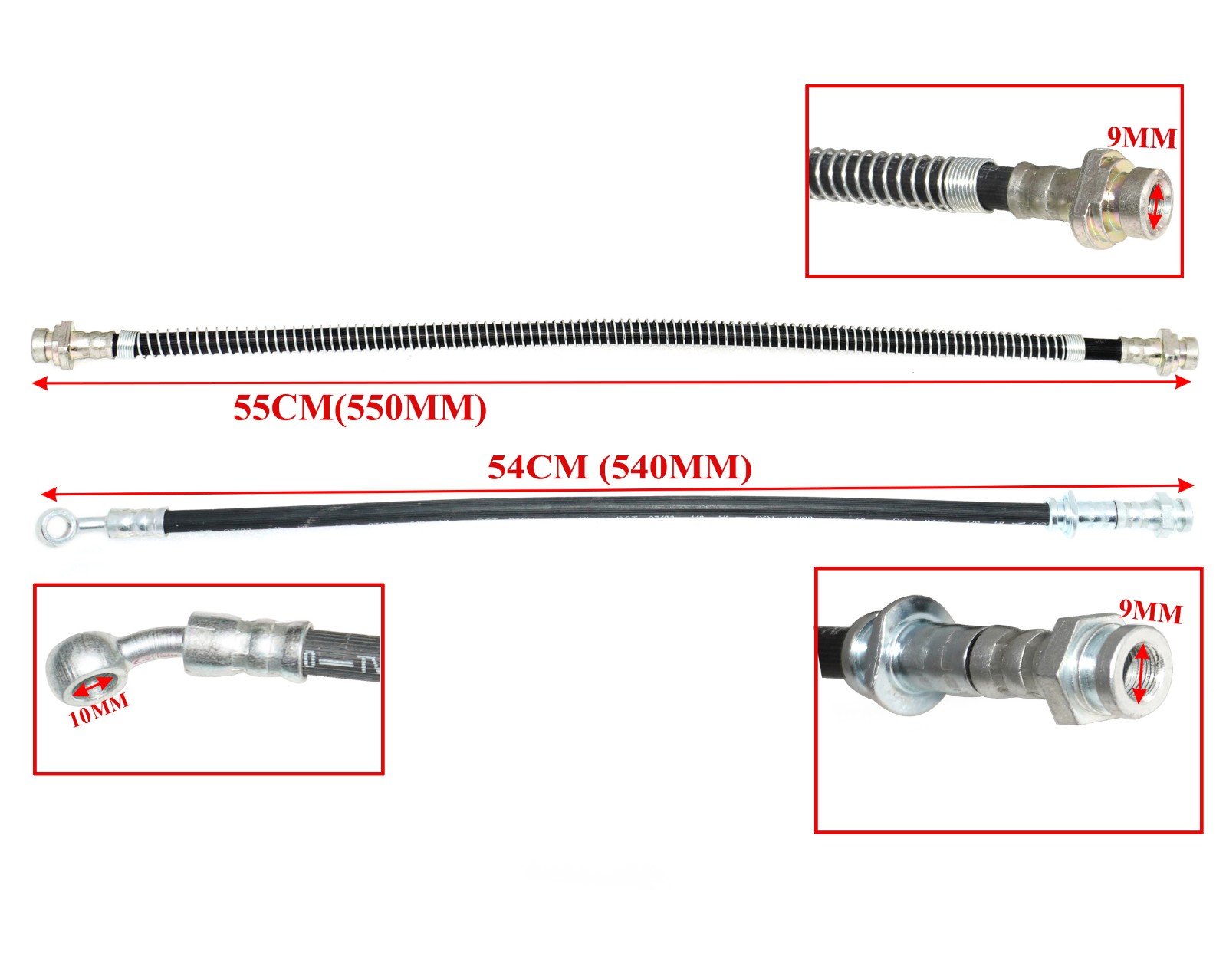 Extended Brake Line Kit 110807-3-KIT 110808-3-KIT For Suzuki Samurai 1986-1995