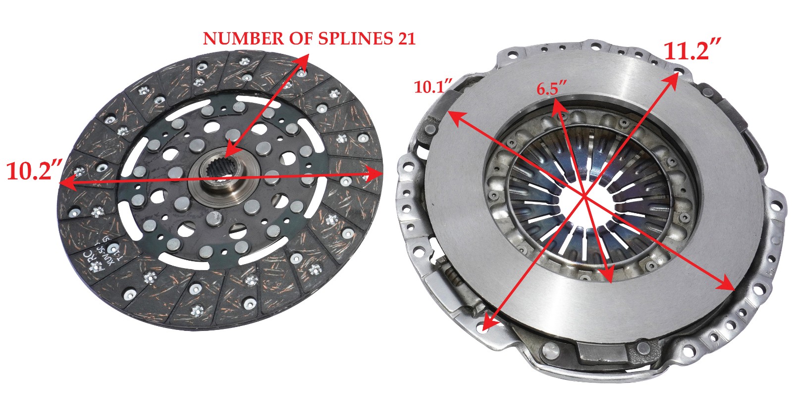 Clutch Kit For Mahindra Scorpio 2.2L 2017-Now XUV 500 2018-2021 0801CAA01391N