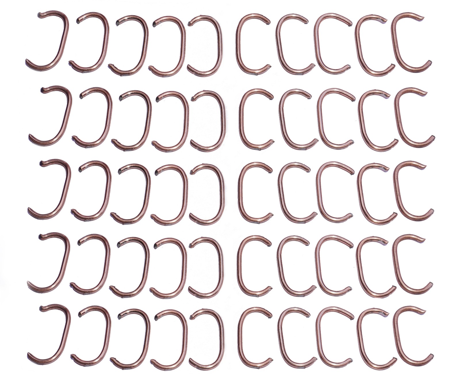 Hog Rings C-Clips / Upholstery Clips Set of 100 Units For Car Seat, Fence, Cages