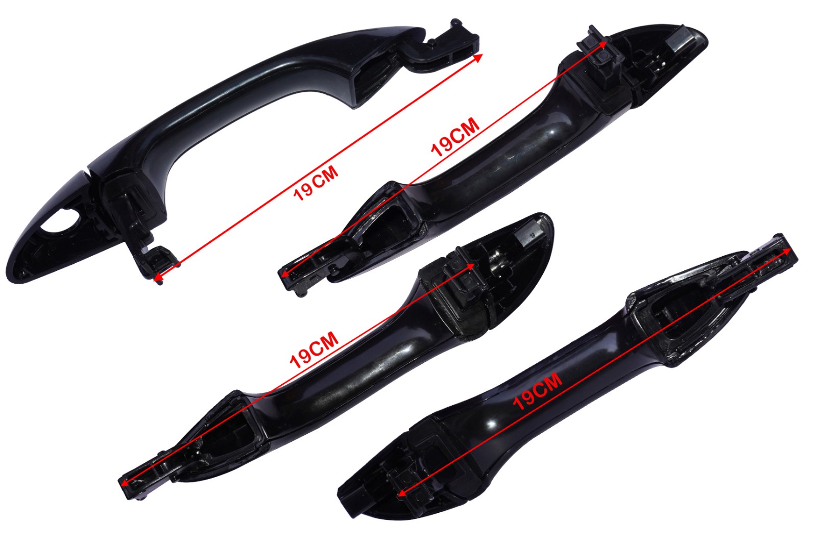 Exterior Door Handle Set Of 4 For Hyundai I20 Active 2015-18 I20 Elite 2014-20