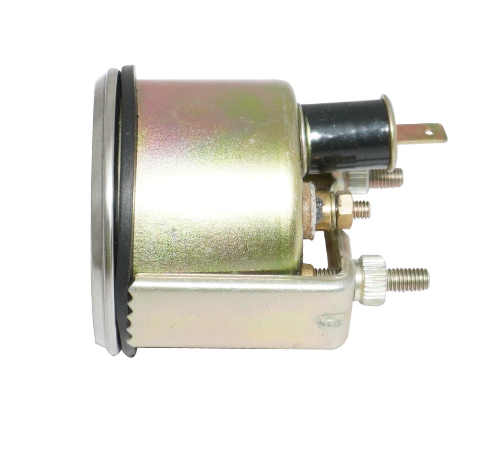 Ancillary Battery Voltmeter Volt Gauge Chrome Rim White Face