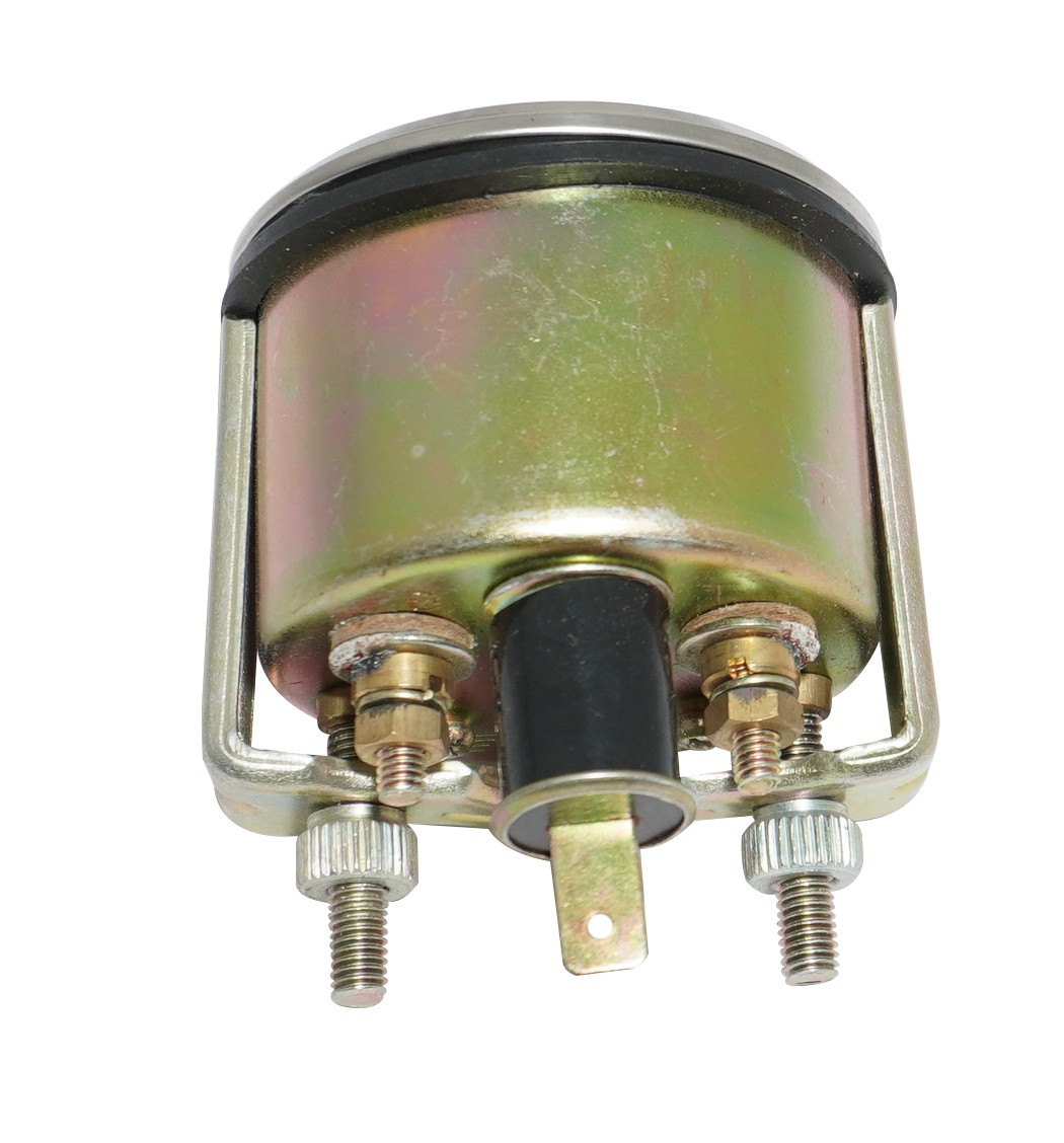 Ancillary Battery Voltmeter Volt Gauge Chrome Rim White Face