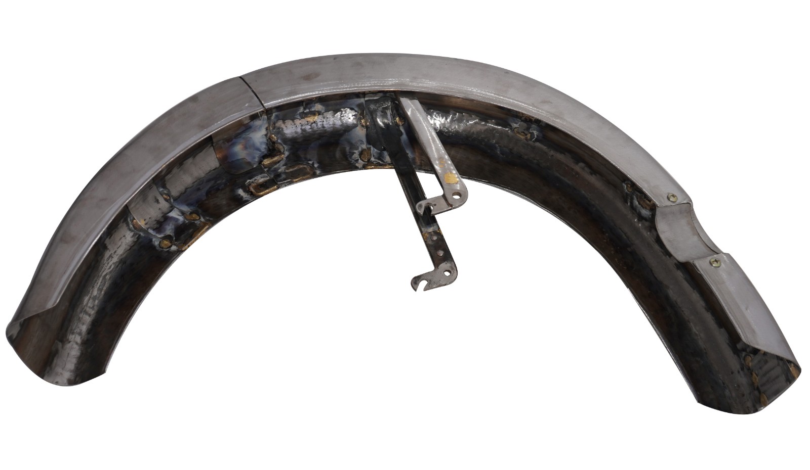 Front & Rear Mudguard Fender Set With Stays Raw Steel Fits For BMW R25/3