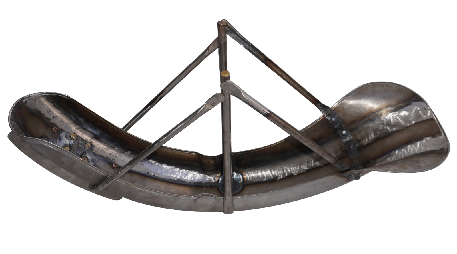 Front & Rear Mudguard Fender Set With Stays Raw Steel Fits For BMW R25/3