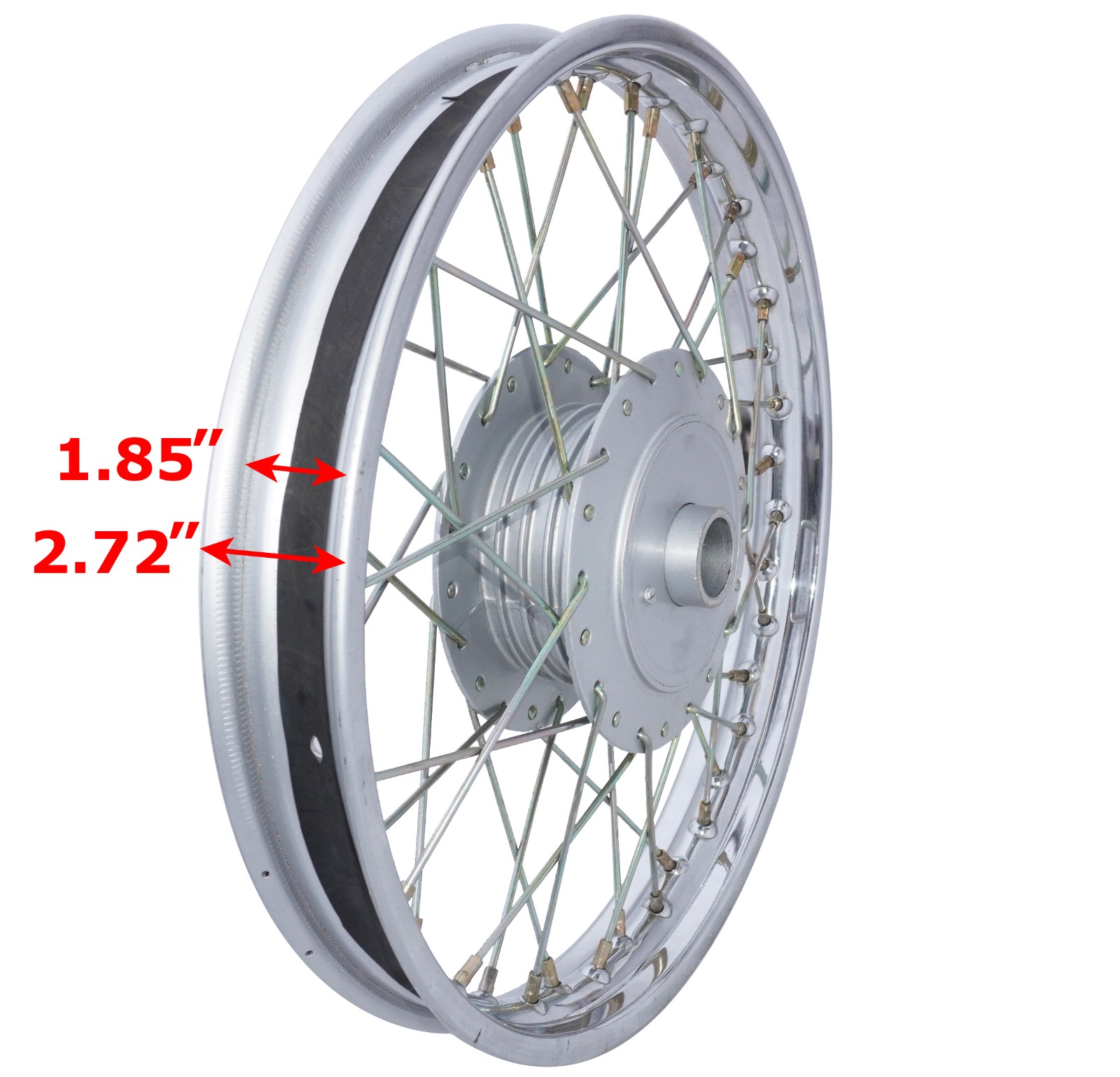 FITS FOR ROYAL ENFIELD COMPLETE REAR WHEEL RIM 19" WM2