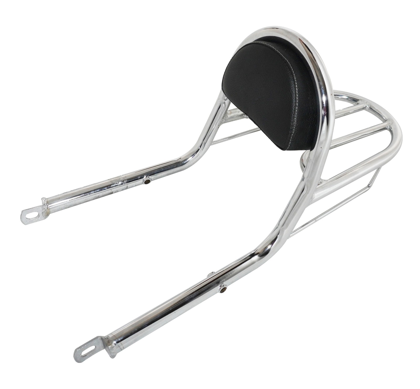 Fits For Royal Enfield Meteor 350 Rear Luggage Carrier With Backrest Chrome