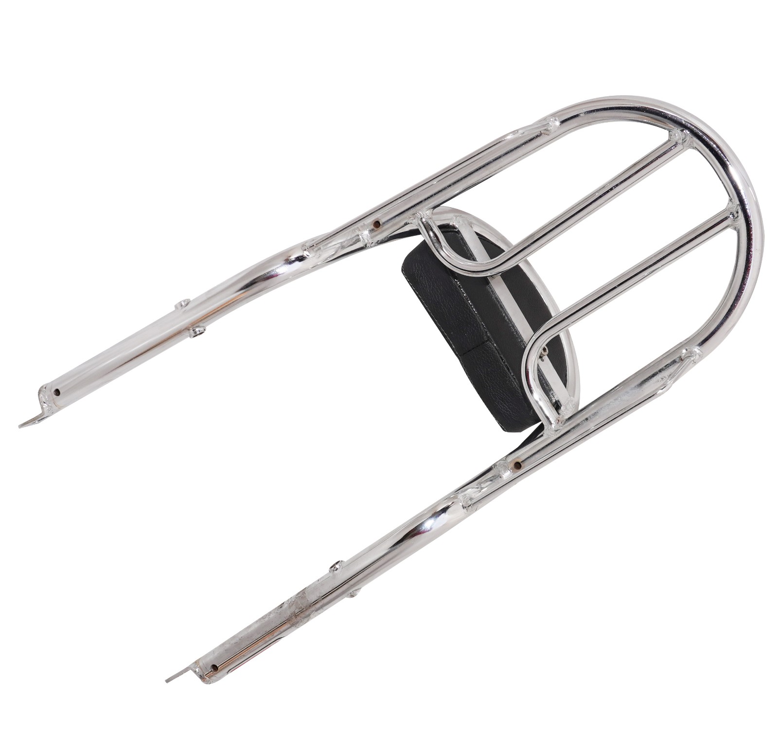 Fits For Royal Enfield Meteor 350 Rear Luggage Carrier With Backrest Chrome