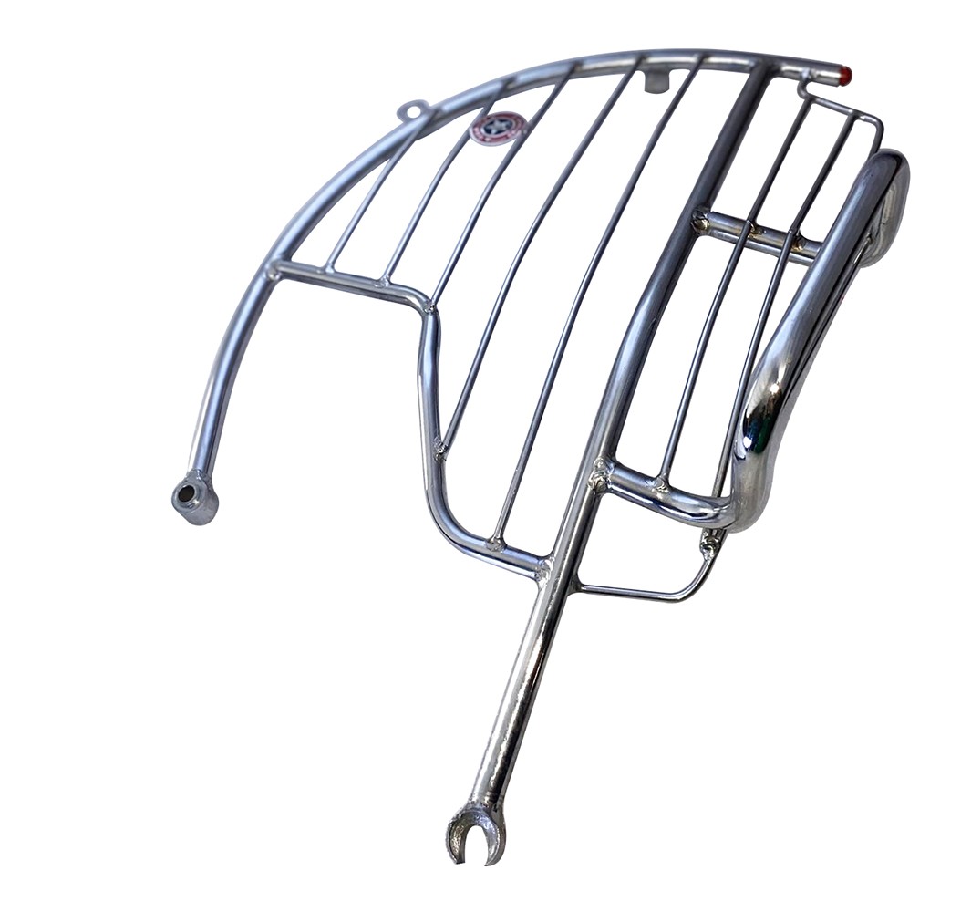 Fits For Royal Enfield Electra LH Saree Guard Steel Chrome Crash Bar Footrest