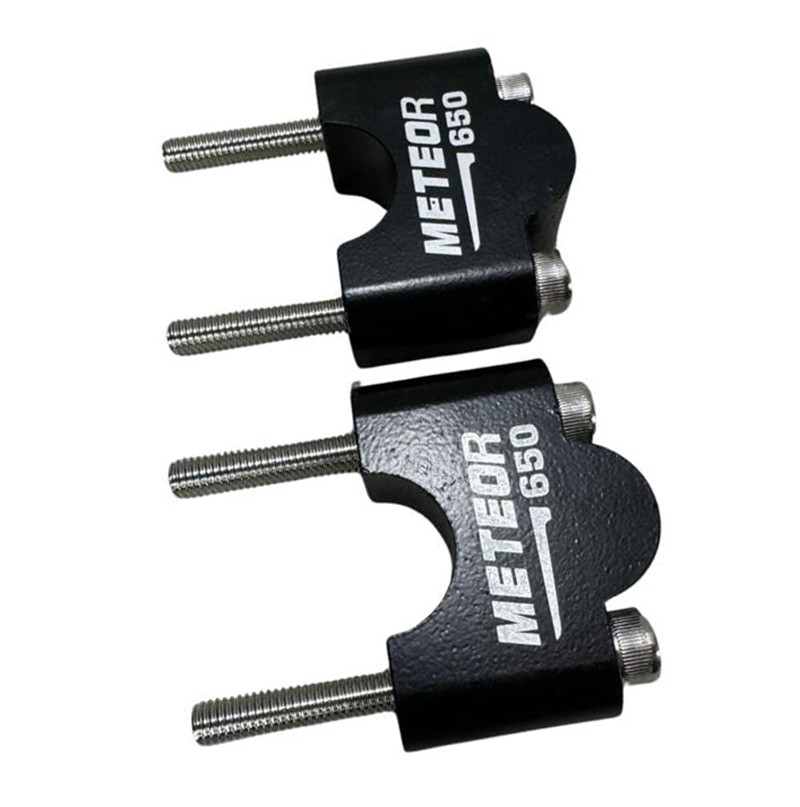 Handle Bar Riser Black Fits For Royal Enfield Super Meteor 650