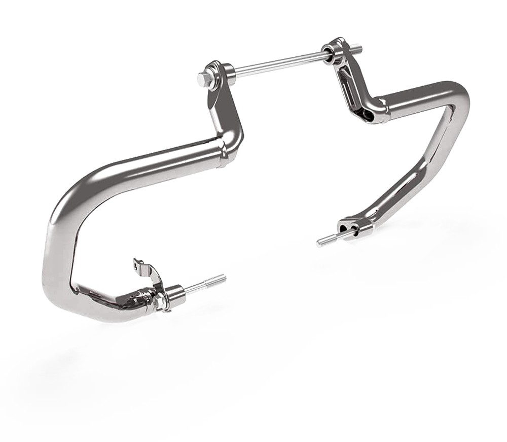 Silver Compact Engine Guard For Royal Enfield Super Meteor Shotgun 650 KXA00203