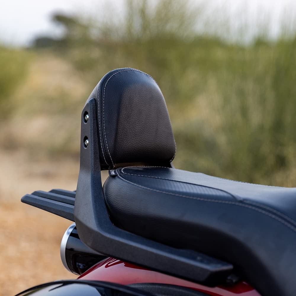 Black Passenger Backrest Pad for Royal Enfield Super Meteor 650cc KXA00208