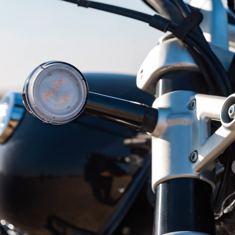 Black LED Indicators For Royal Enfield Super Meteor 650 Shotgun 650 KXA00248