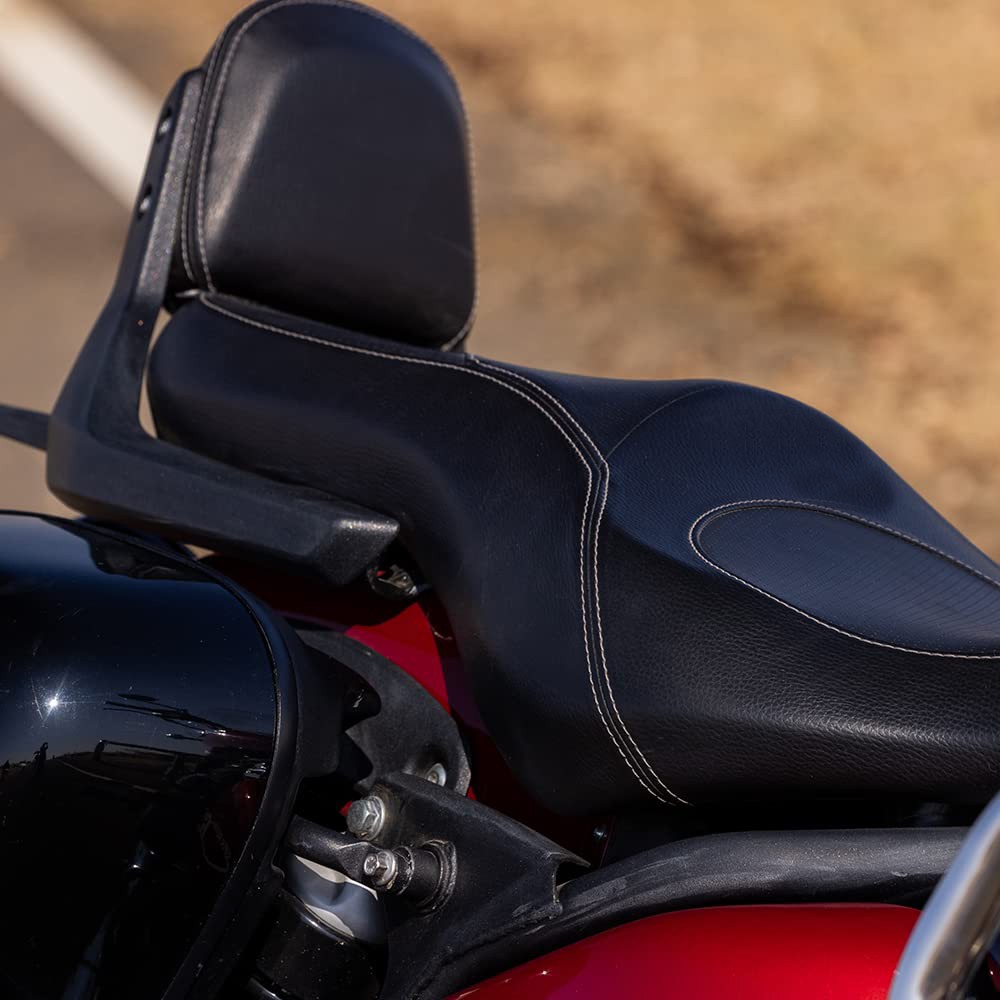 Black Deluxe Touring Dual Seat for Royal Enfield Super Meteor 650cc KXA00253