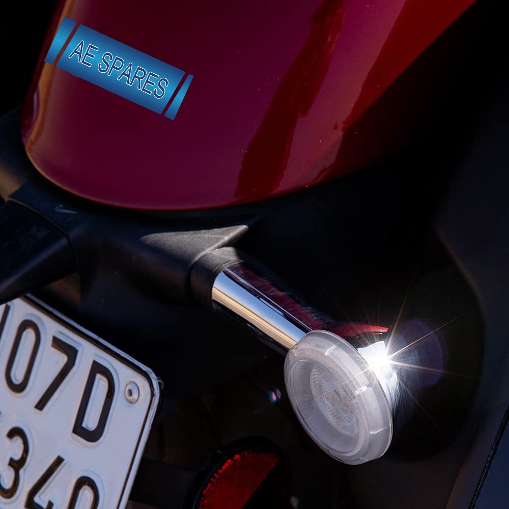 Silver LED Indicators For Royal Enfield Super Meteor 650 Shotgun 650 KXA00263