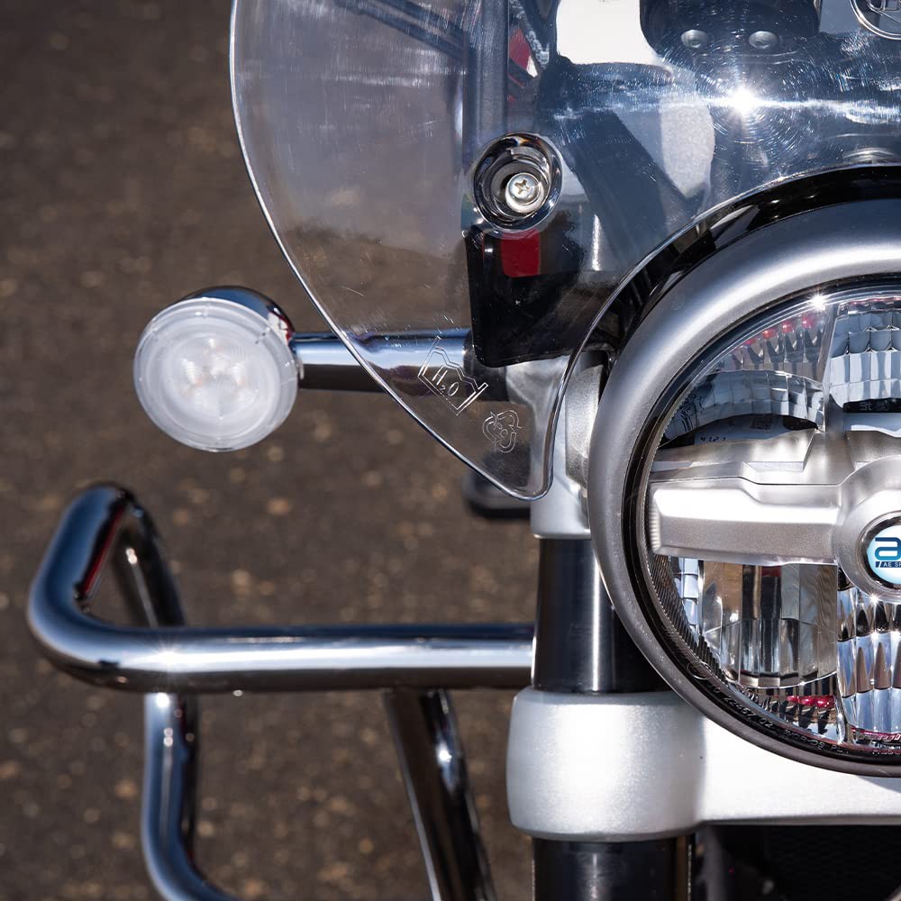 Silver LED Indicators For Royal Enfield Super Meteor 650 Shotgun 650 KXA00263