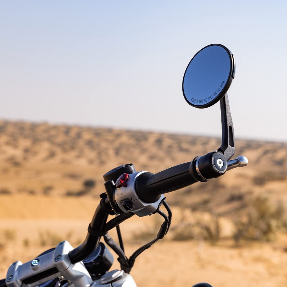 Black Bar End Finisher Set For Royal Enfield Super Meteor Shotgun 650 KXA00271