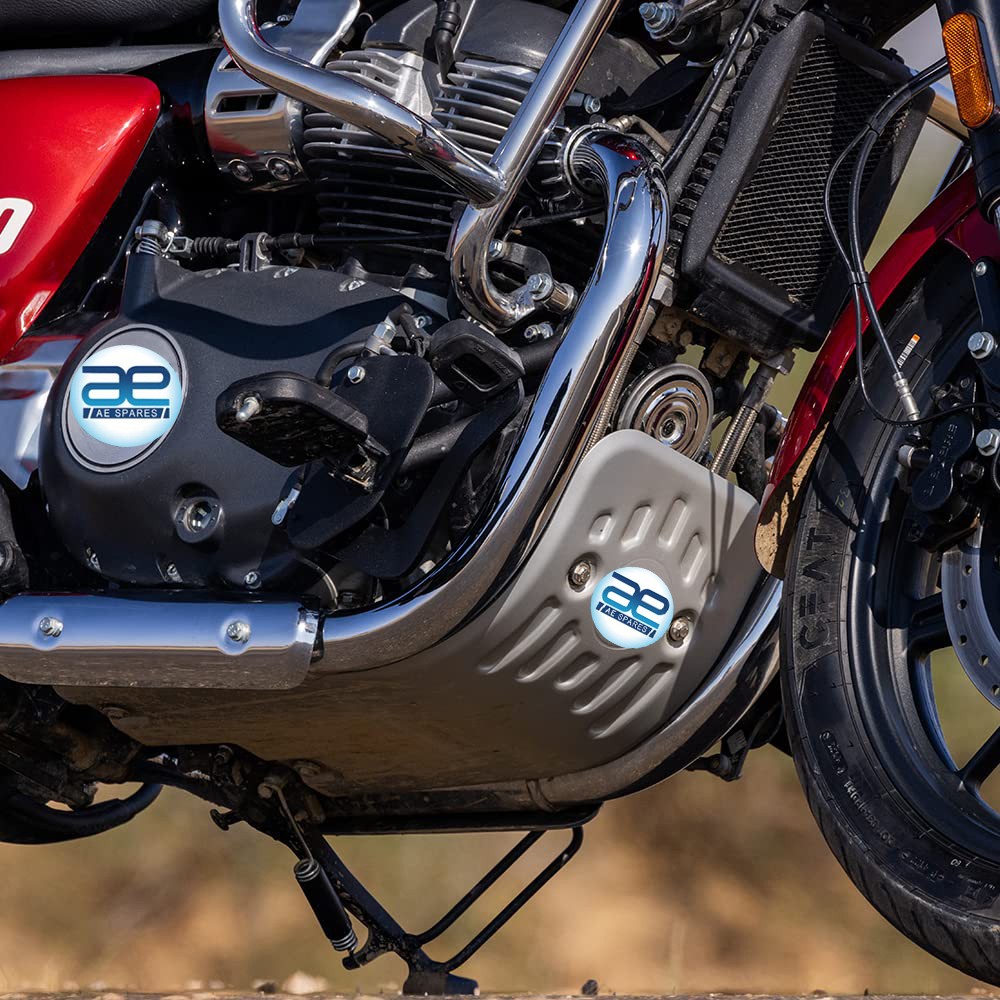 Silver Sumpguard For Royal Enfield Super Meteor Shotgun Classic 650 KXA00289