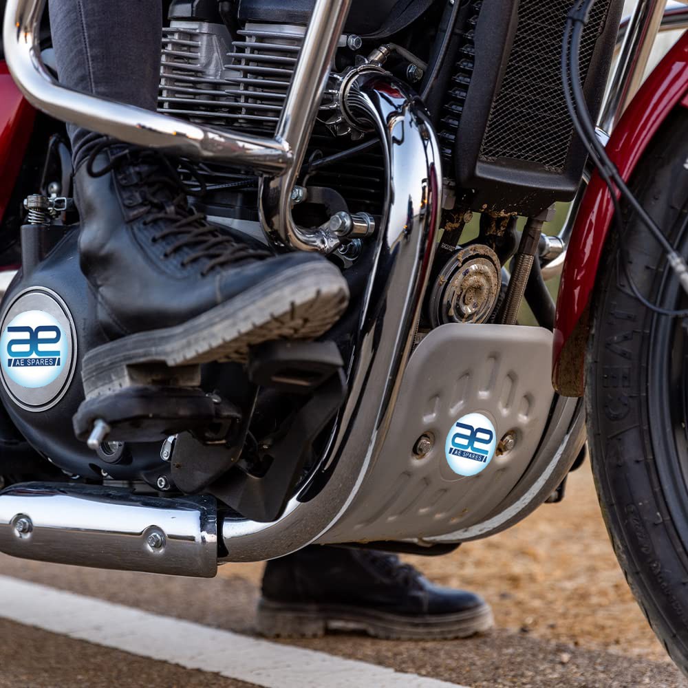 Silver Sumpguard For Royal Enfield Super Meteor Shotgun Classic 650 KXA00289