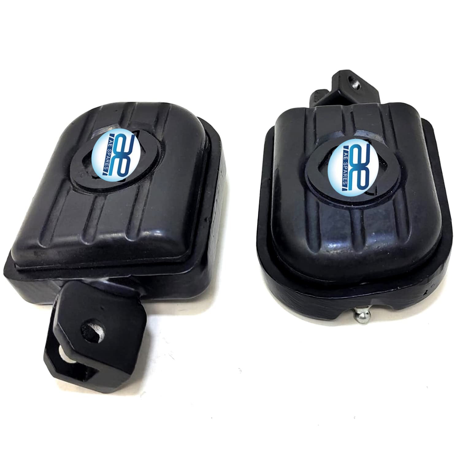 Black Deluxe Foot Pegs For Royal Enfield Goan Classic New Reborn Bullet 350