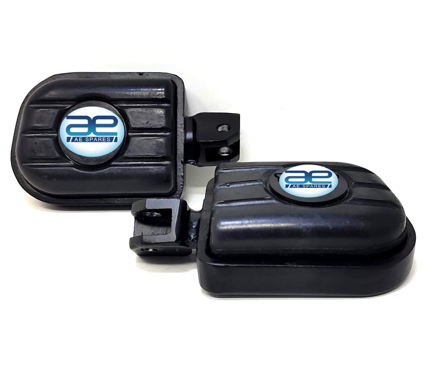 Black Deluxe Foot Pegs For Royal Enfield Goan Classic New Reborn Bullet 350