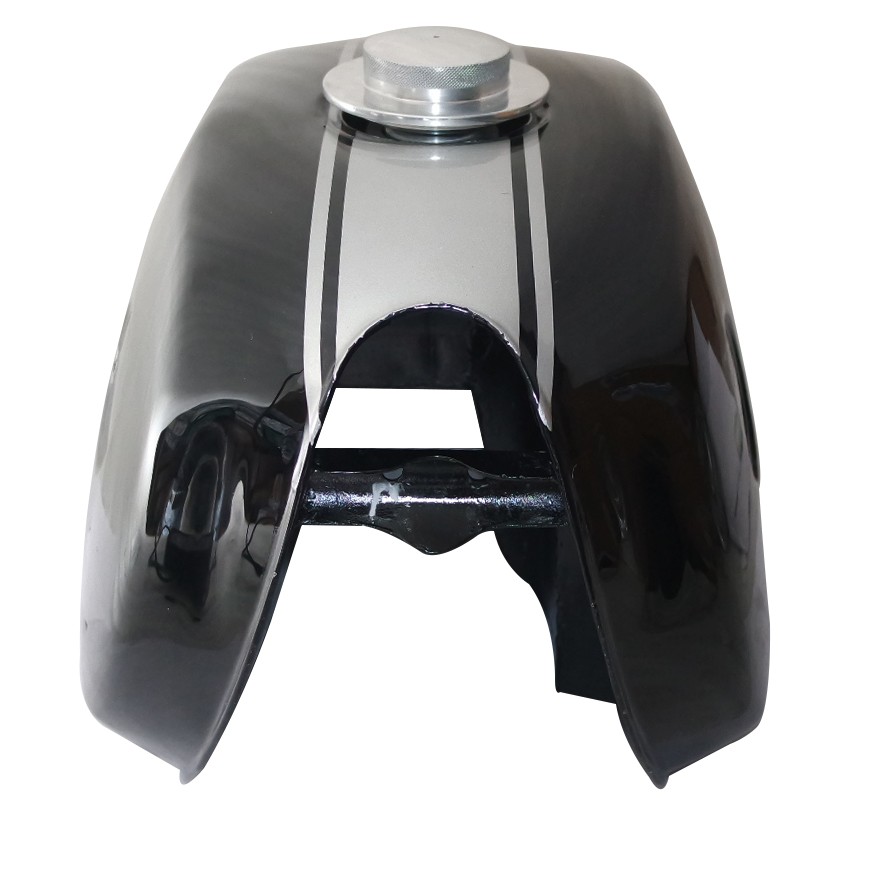 Petrol Fuel Tank Black With Grey Strip For BMW R100S R100CS R100RS R100RT