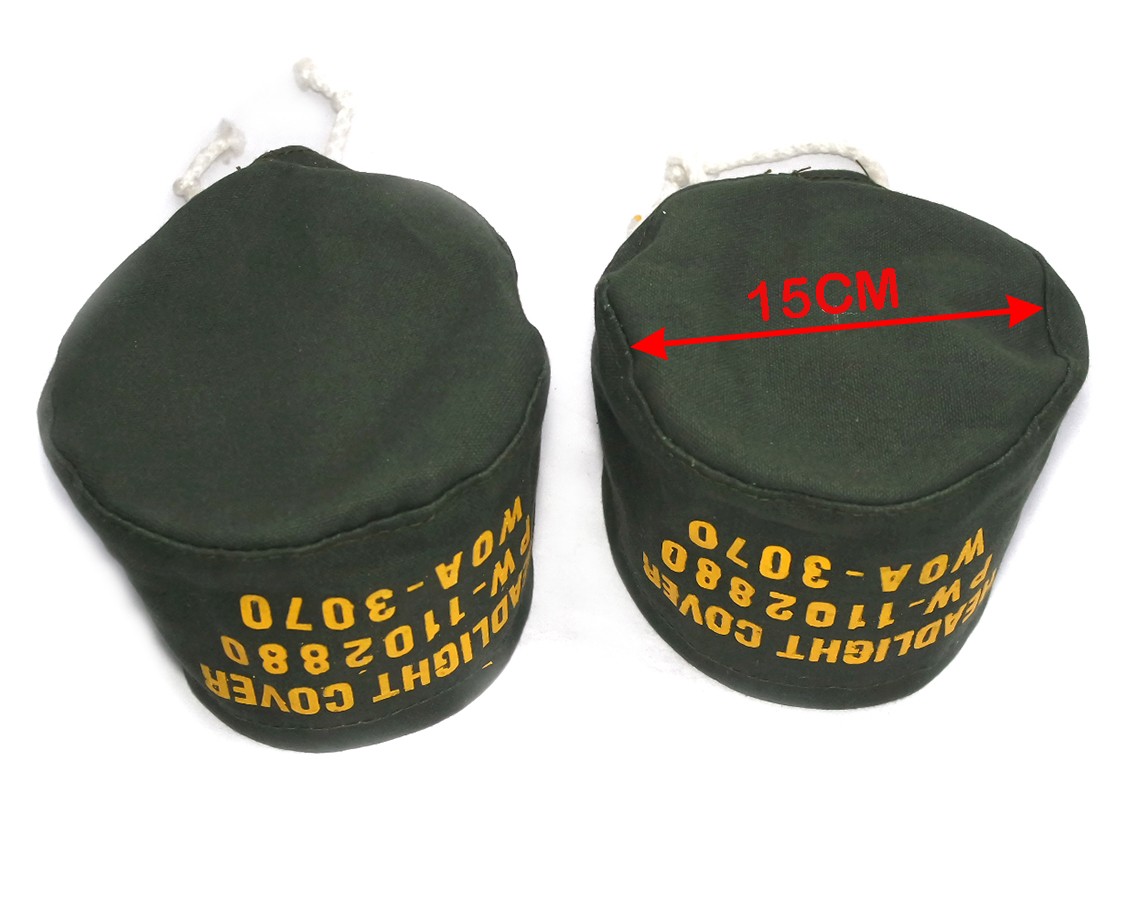 Front Headlight Cover Set of 2 Military Green For Willys Jeeps MB Ford Gpw