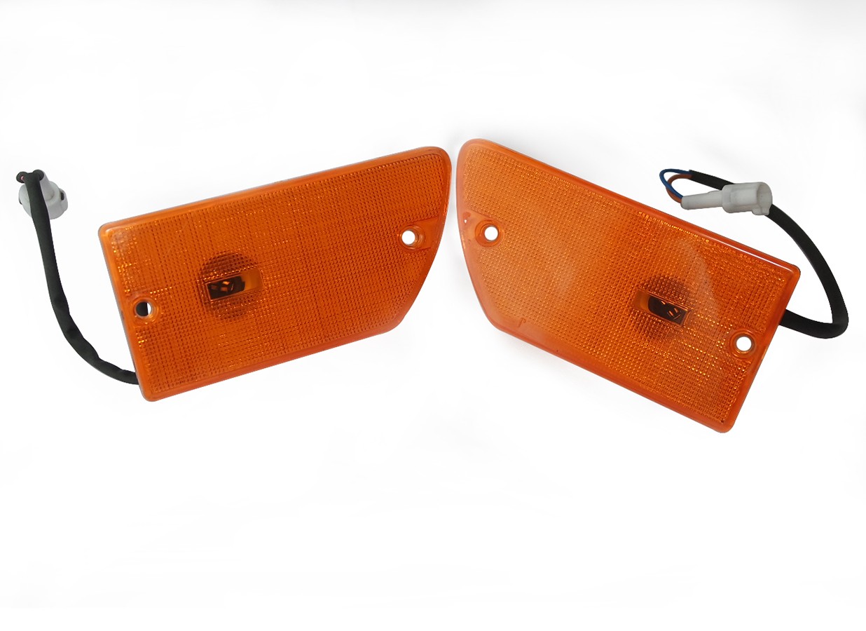 Turn Signal Side Indicator Lamp Light Set For Mahindra Bolero 0028355, 0028354