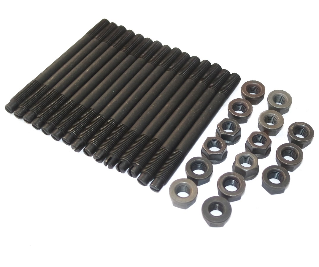 134 L Head Cylinder Head Stud & Nut Set for Willys Jeeps MB CJ2A CJ3A 1941-63