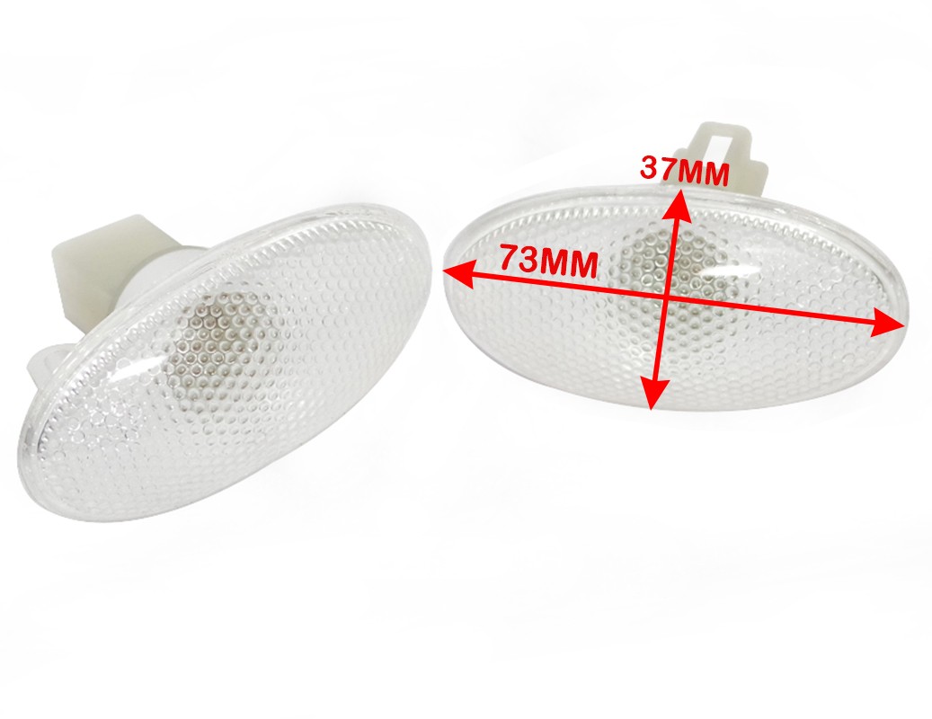 Turn Signal Side Indicator Lamp Set Clear Fits For Suzuki Swift Dzire Wagon R T2