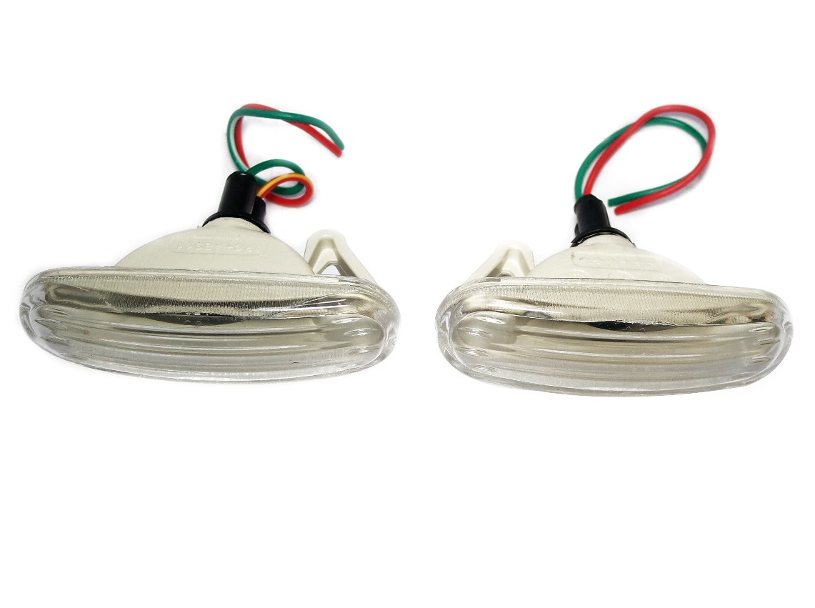 Turn Signal Side Indicator Lamp Set Clear Fits For Fiat Grande Punto 51942933