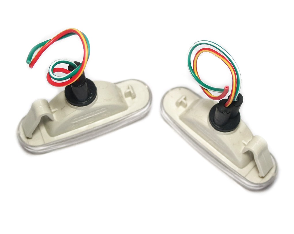 Turn Signal Side Indicator Lamp Set Clear Fits For Fiat Grande Punto 51942933