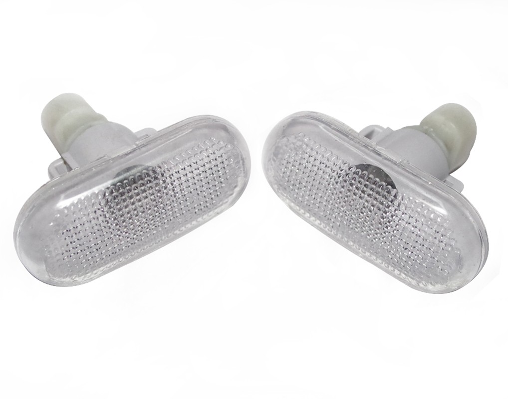 Turn Signal Side Indicator Lamp Set Clear For Renault Duster Logan 8200257684
