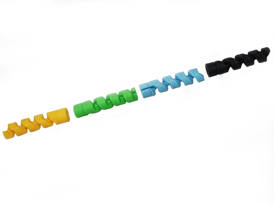 Set of 10 Spiral USB Cable Protector Cord Saver For USB Data Cable Protector