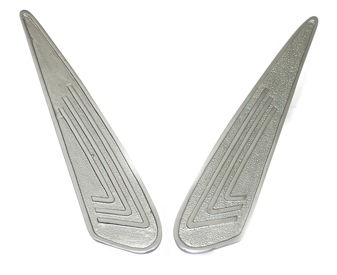 For Lambretta Lamby LI 125 150 Side Panel Embellisher Badge Monogram Set