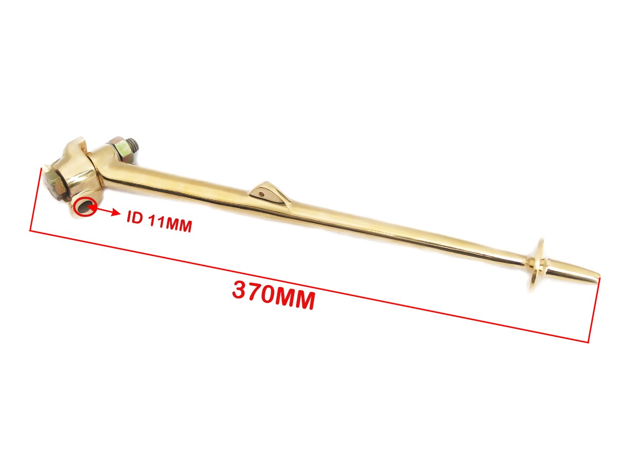 Vintage Side Stand Brass For Royal Enfield Bullet 350 500 Early Models