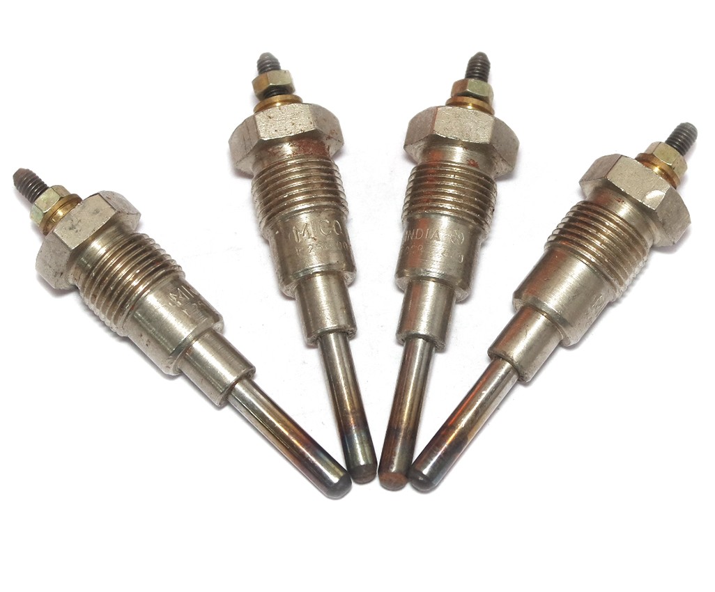 4x Glow Plug For Mahindra CJ340DP CJ540DP CL 340DP Classic Marksman MM540