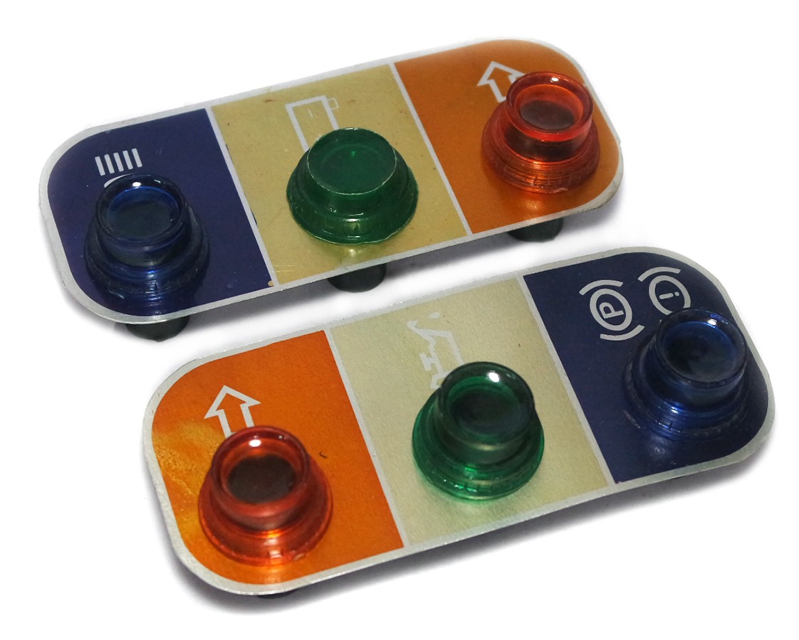 Dash Board Light Set & Plate Indicator Decal For Mahindra Jeeps